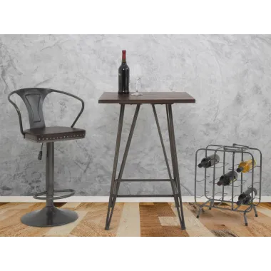 P/BOTTIGLIE Stojak KWADRATOWY (9 MIEJSC) 40x23x47,5 cm